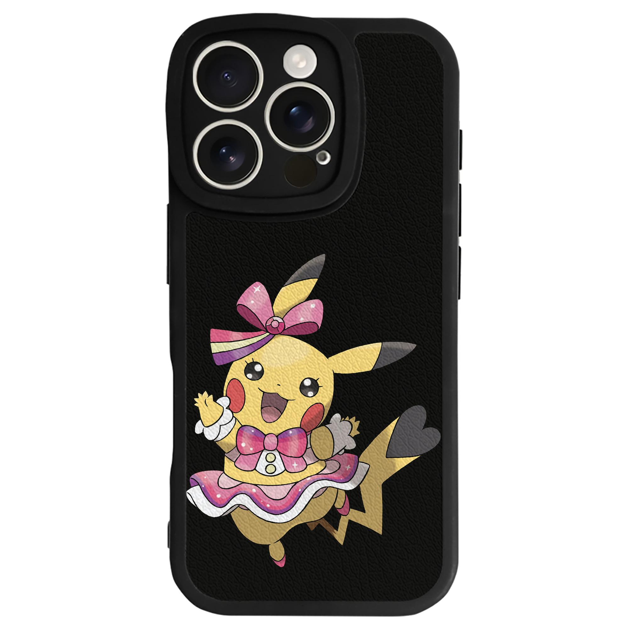 （画像用） ポケットモンスター Pokémon 【iPhone 16シリーズ対応】シリコンスマホケース（レザー調） 材質：シリコン